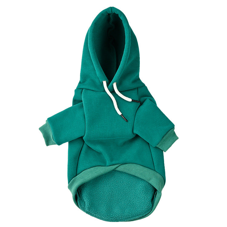 Dog Fashion Simple Hooded Sweater