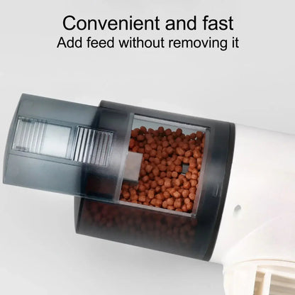 Fish tank feeder intelligent small and large capacity aquarium timed automatic fish feeder