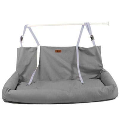High-end Car Dog Bed Dual-seat, Rear Pet Kennel Mat, Waterproof Car Safety Seat