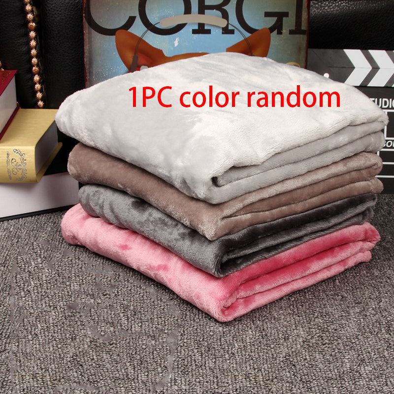 Pet Quilt Blanket Winter, Thick Coral Fleece Pet, Winter Blanket, Cushion Nest