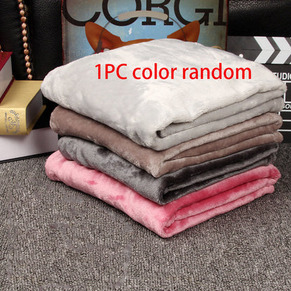 Pet Quilt Blanket Winter, Thick Coral Fleece Pet, Winter Blanket, Cushion Nest