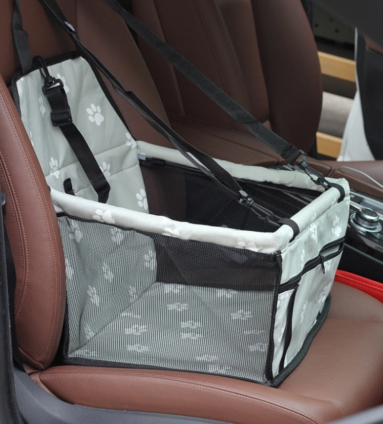 Dog Safety Mesh Travel Carrier Basket