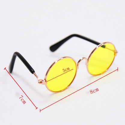 Trendy Vintage Round Pet Glasses With or Without Sweatshirt