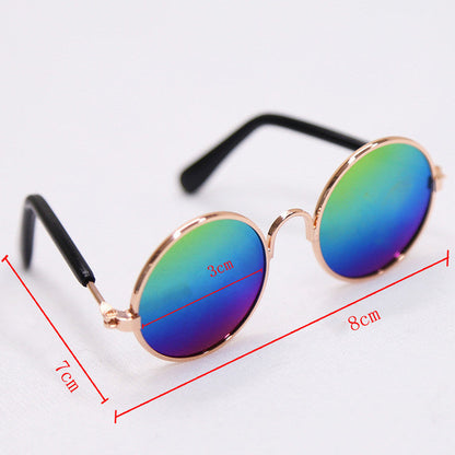 Trendy Vintage Round Pet Glasses With or Without Sweatshirt