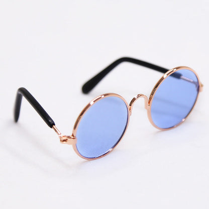 Trendy Vintage Round Pet Glasses With or Without Sweatshirt