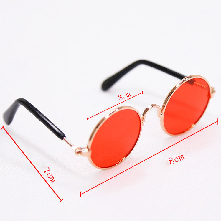 Trendy Vintage Round Pet Glasses With or Without Sweatshirt