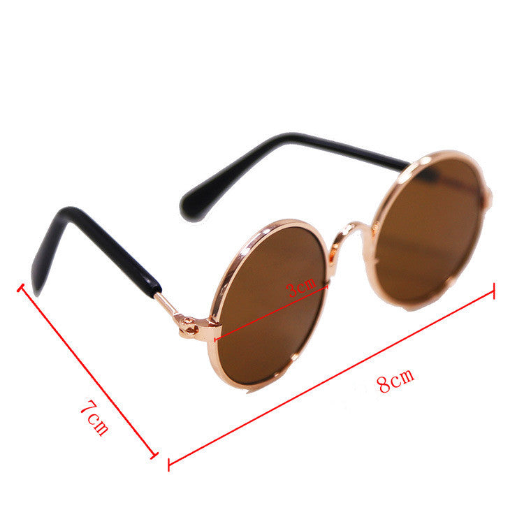Trendy Vintage Round Pet Glasses With or Without Sweatshirt