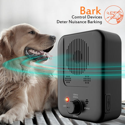 Pets Dog Anti Barking Device Pet Dog Ultrasonic Anti Barking Collars, Repeller Outdoor Dogs Stop No Bark Control Training Device Supplies
