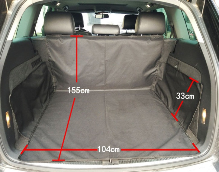 Footprint Dog Transporters Waterproof Pet Dog Seat Car Mat With Safety Belt