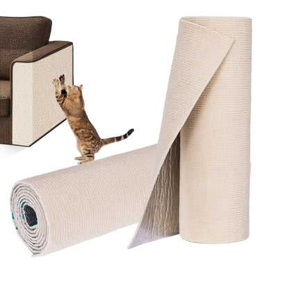 Cat Scratch Furniture Protector, DIY Cat Scratching Mat For Couch, Sofa, Wall, Cat Post, Cat Tree, Durable Furniture Guards