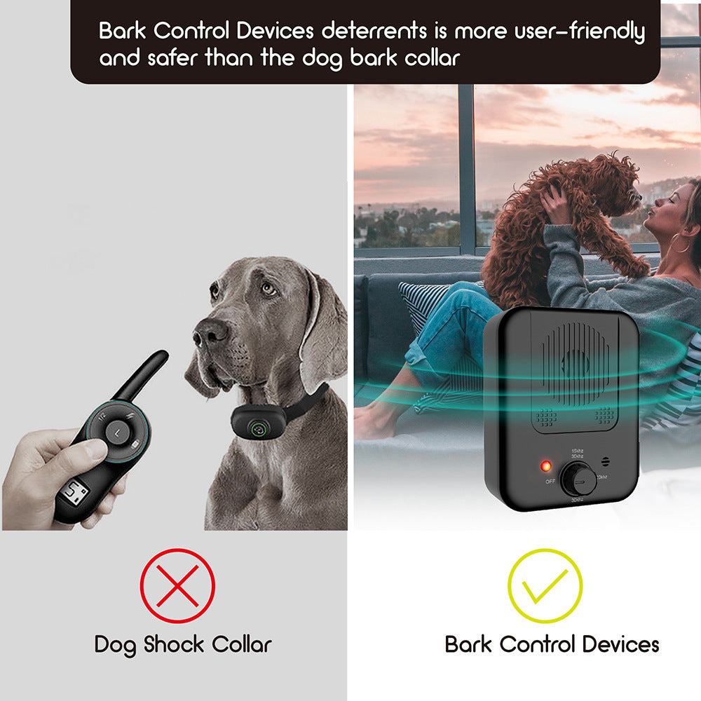 Pets Dog Anti Barking Device Pet Dog Ultrasonic Anti Barking Collars, Repeller Outdoor Dogs Stop No Bark Control Training Device Supplies