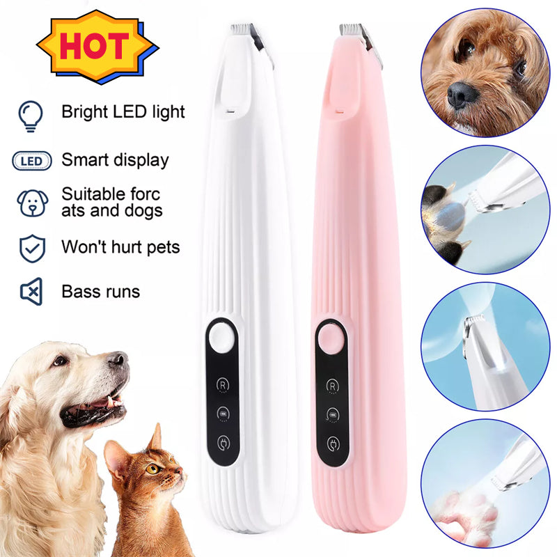 Pets Efficient LED Shaving Cat, Dog Foot Hair Electric Clipper