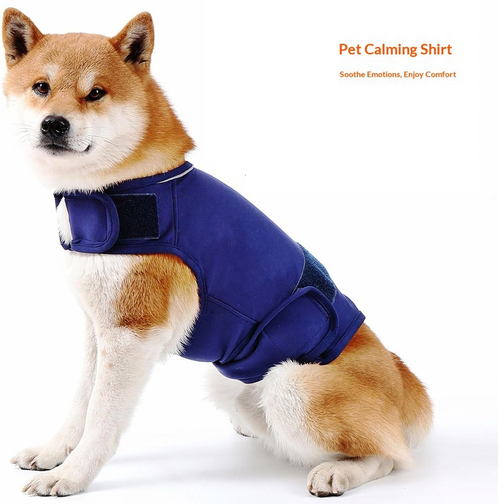 Dog Anxiety Vest Emotion-Calming Apparel Pet Jacket Vest, Dog Clothing