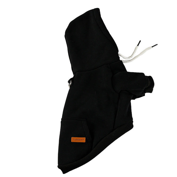Dog Fashion Simple Hooded Sweater