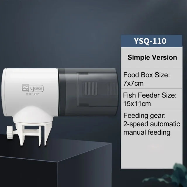 Fish tank feeder intelligent small and large capacity aquarium timed automatic fish feeder