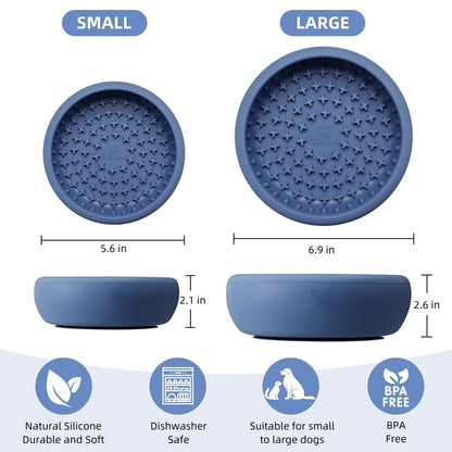 Anti-slip Frozen Licking Bowl For Cats And Dogs To Help Relieve Anxiety