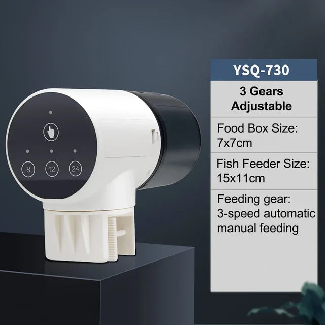 Fish tank feeder intelligent small and large capacity aquarium timed automatic fish feeder