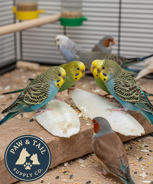 Cuttlebone Calcium Combo Pack 6” Natural Calcium for Birds & Reptiles