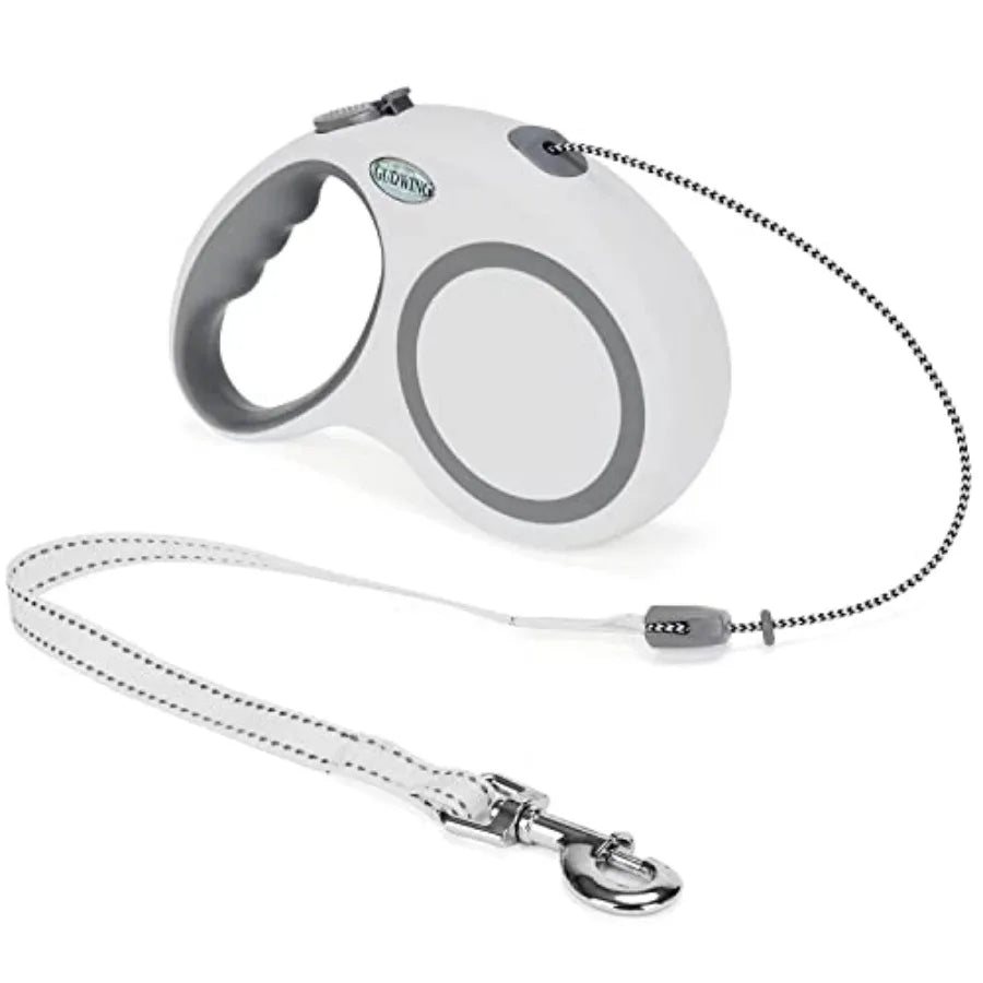 30 FT Heavy-Duty Retractable Dog Leash – No-Tangle Lead for Medium & Large Dogs up to 77 lbs