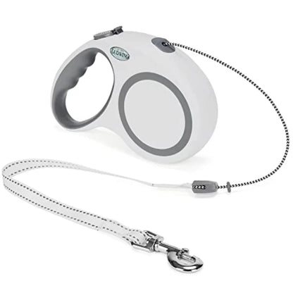 30 FT Heavy-Duty Retractable Dog Leash – No-Tangle Lead for Medium & Large Dogs up to 77 lbs