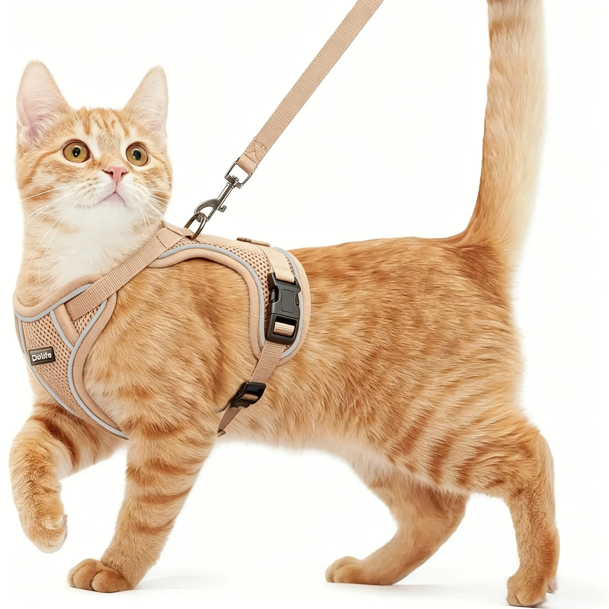 Anti-Escape Cat Harness & Leash Set – Soft Adjustable Vest for Walking & Travel