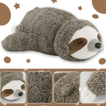 Heartbeat Sloth Plush Dog Toy for Puppies & Small Dogs – Comfort Companion for Sleep & Crate Training