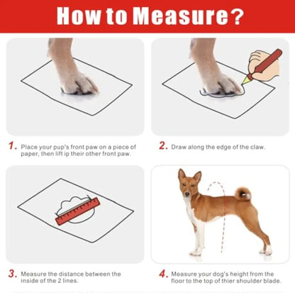 Waterproof Dog Suspender Boots – Adjustable Non-Slip Leg Protection for Rain, Snow & Hiking