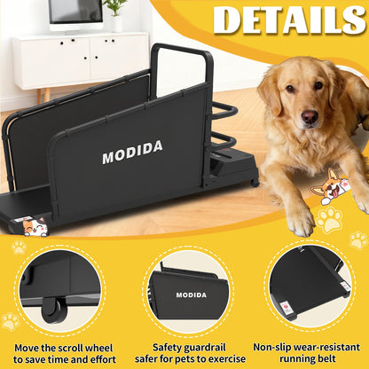 Indoor Dog Treadmill for Large Dogs – Adjustable Speed, Quiet Motor & LED Fitness Tracking Display