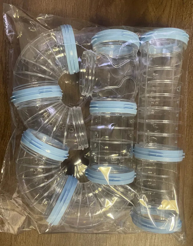 Hamster Cage Renovation External Pipeline Accessories, DIY Set Pipeline Tunnel Small Pet Supplies Toy