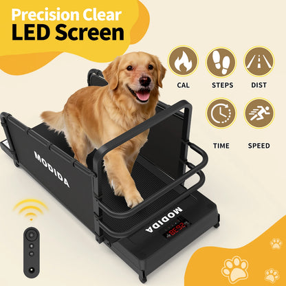 Indoor Dog Treadmill for Large Dogs – Adjustable Speed, Quiet Motor & LED Fitness Tracking Display