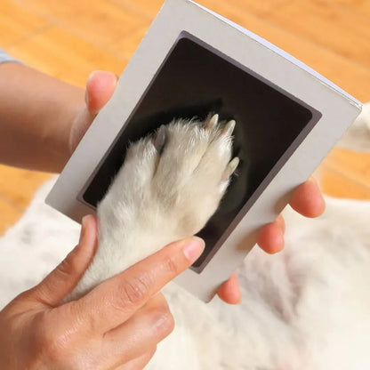 Paw Print Clean Touch Ink Pad – Inkless Pet Paw & Nose Print Keepsake Kit for Dogs & Cats
