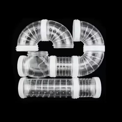 Hamster Cage Renovation External Pipeline Accessories, DIY Set Pipeline Tunnel Small Pet Supplies Toy