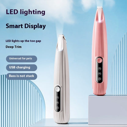 Pets Efficient LED Shaving Cat, Dog Foot Hair Electric Clipper