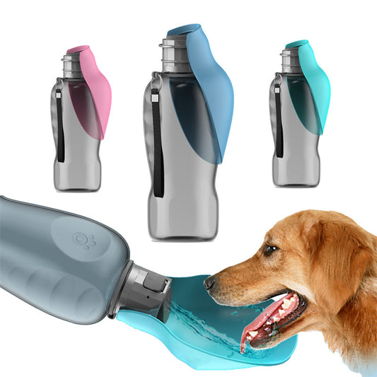 800ml Dogs Water Bottle, Portable High Capacity Leakproof Pet Foldable Drinking Bowl, Outdoor Walking Supplies Pet Products