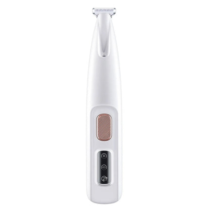 New Dog Paw Trimmer With LED Light, Fully Waterproof Pet Hair Trimmer With LED Display, Dog Clippers For Grooming 18mm Wide Blade