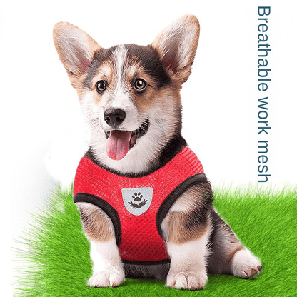 Cat, Dog Pet Harness Adjustable Control Vest Reflective Leash
