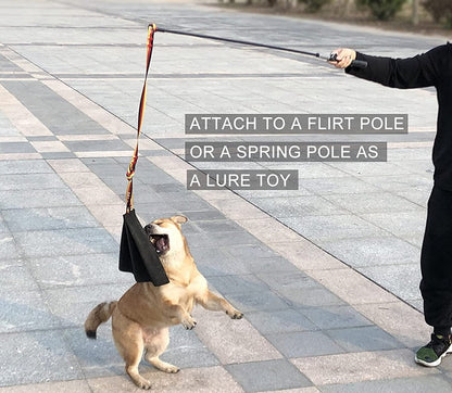 Crazy Horse-Dog Bite Cloth Dog Training Supplies Interactive Cowhide Bite Pet Toy