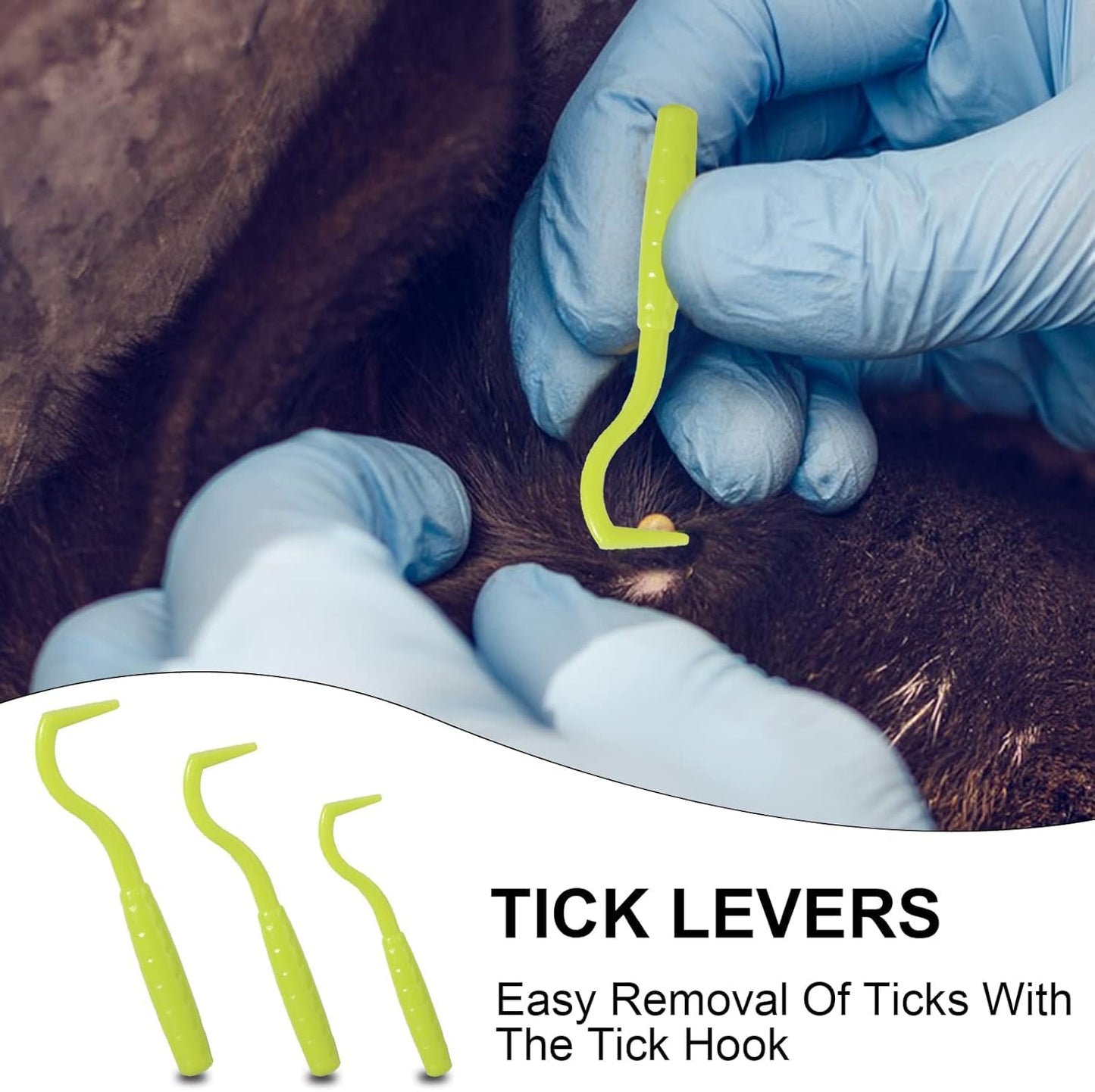 Tick Removal Tool 8 In 1 With Storage Box, Tick Tweezers, Flea Comb, Magnifying Glass, Dog Tick Remover Tool, Tick Removal Kit Tick Removal Tool For Dogs Cats, Pet Tick Comb