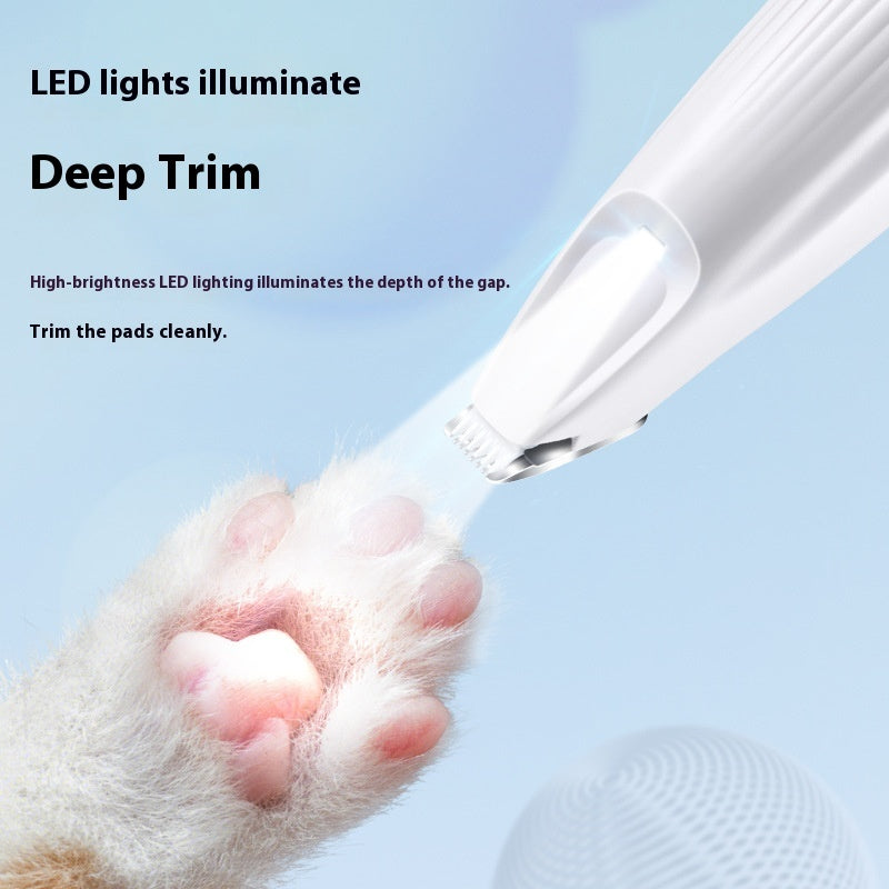 Pets Efficient LED Shaving Cat, Dog Foot Hair Electric Clipper