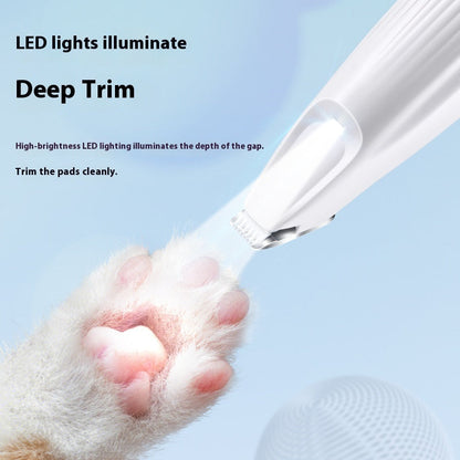 Pets Efficient LED Shaving Cat, Dog Foot Hair Electric Clipper