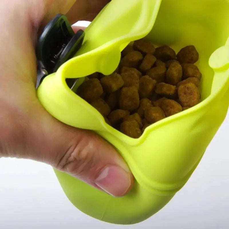 Portable Dog Training Treat Pouch, Substantial Clip Cool Outdoor Feed Storage Pouch For Pets
