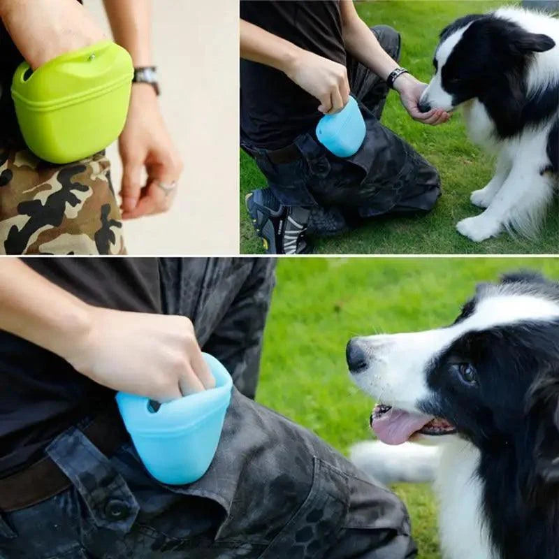 Portable Dog Training Treat Pouch, Substantial Clip Cool Outdoor Feed Storage Pouch For Pets