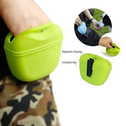 Portable Dog Training Treat Pouch, Substantial Clip Cool Outdoor Feed Storage Pouch For Pets