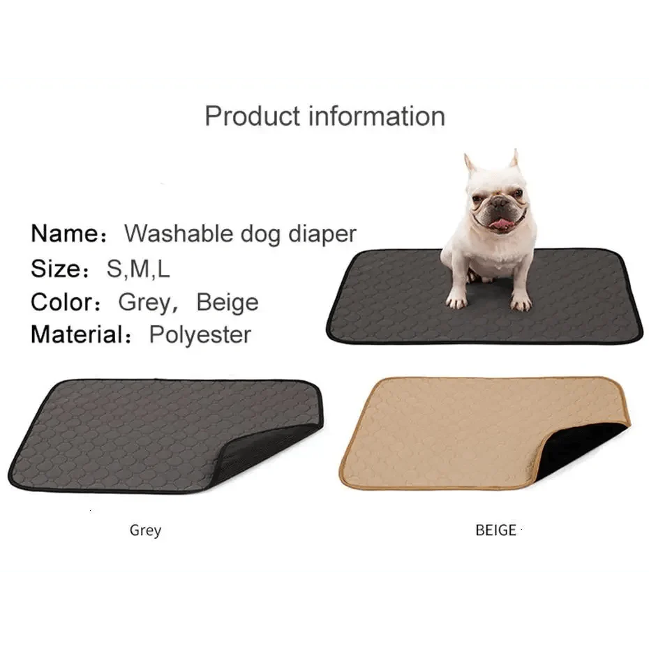 Reusable Dog Pee Pads , Puppy Waterproof Mat For Pets - Washable Training Pads for Dogs Cats Rabbit